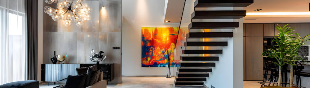 Canvas Art Prints: How to Use Canvas Art Prints to Create a Stunning Foyer