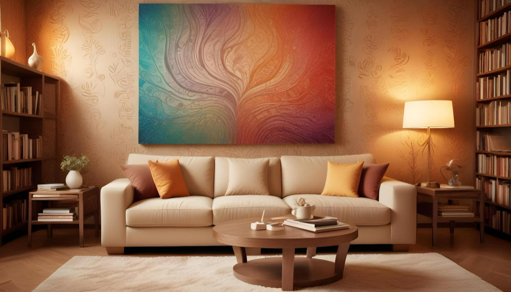 Texture in Modern Home Wall Art Canvas