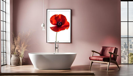 Canvas Art Prints for a Modern Minimalist Bathroom