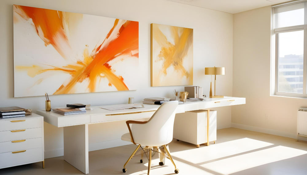 Designing a Minimalist Office with Canvas Art Prints