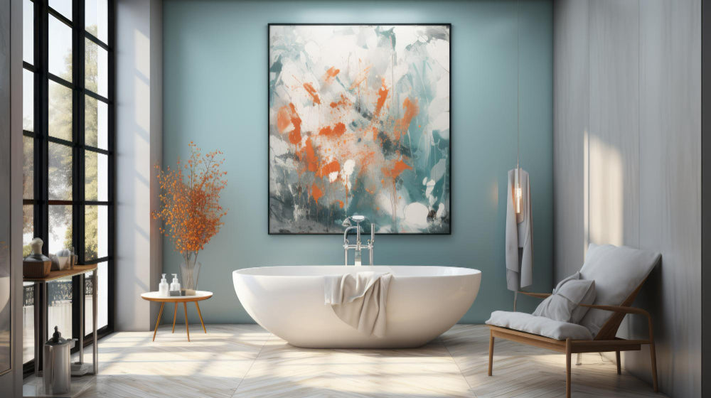 How to Use Canvas Art Prints to Create a Relaxing Bathroom Retreat