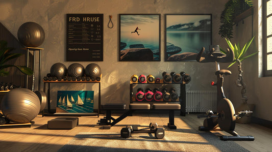 Designing a Contemporary Home Gym with Canvas Art Prints