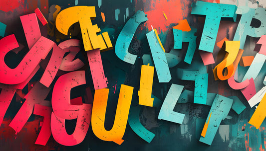 How to Combine Abstract Art with Typography for Original Designs