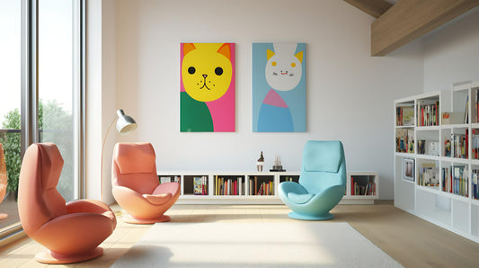 Canvas Art Prints for a Bright and Energetic Playroom