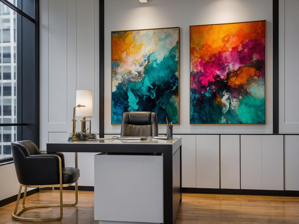 Canvas Art Prints vs. Framed Prints: Elevate Your Office Space with Modern Canvas Art Prints