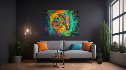 How to Use Canvas Wall Art Brighten a dark room