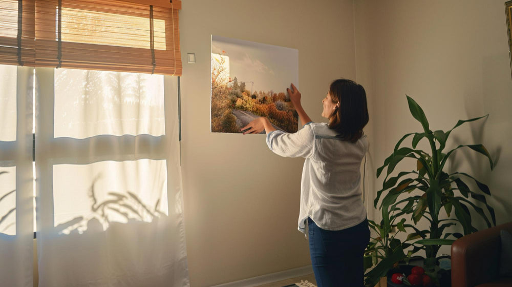 How to Hang Canvas Art Prints Without Damaging Your Walls