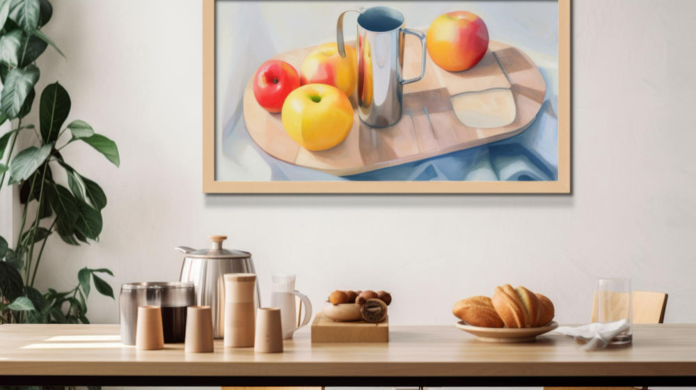 Canvas Art Prints for a Sleek and Modern Kitchen