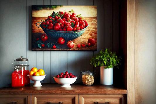 Canvas Art Prints for a Contemporary and Sleek Kitchen