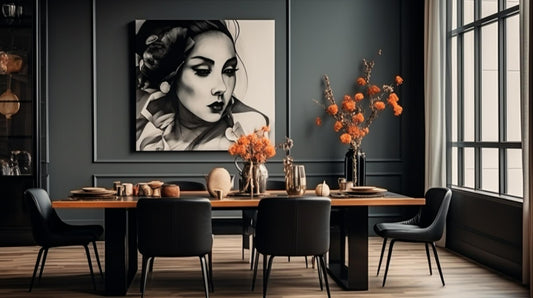 Canvas Art Prints for a Chic and Modern Dining Space