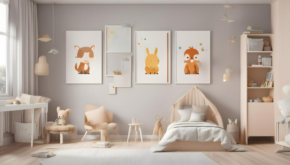 Designing a Modern Nursery with Canvas Art Prints