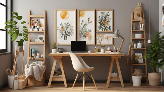 Wall Art Ideas for Creating a Peaceful Home Office