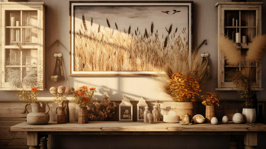 Canvas art prints for decorating: Rustic and Farmhouse styles