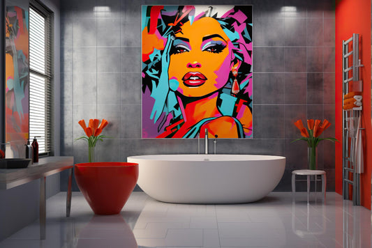 The best canvas art prints to have in a bathroom room