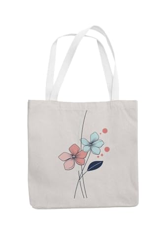 Art to Doors | Pastel Bloom | Tote Bags | Shopping Bag For Grocery | Aesthetic Carry Bag | Tote Bag for Shopping, Travel, office & beach bags for women