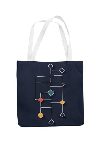 Art to Doors | Connected | Tote Bags | Shopping Bag For Grocery | Aesthetic Carry Bag | Tote Bag for Shopping, Travel, office & beach bags for women