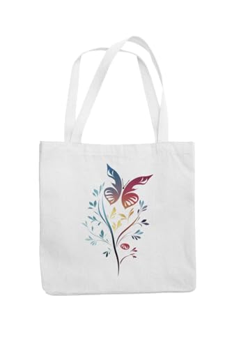 Art to Doors | Winged Beauty | Tote Bags | Shopping Bag For Grocery | Aesthetic Carry Bag | Tote Bag for Shopping, Travel, office & beach bags for women