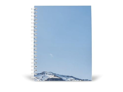 Art to Doors | Snow Mountain Sky | Spiral Notebooks | A5 Size Paper | 120 Pages | 70 GSM Paper | Attractive Cover Designs