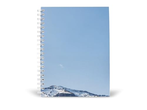 Art to Doors | Snow Mountain Sky | Spiral Notebooks | A5 Size Paper | 120 Pages | 70 GSM Paper | Attractive Cover Designs