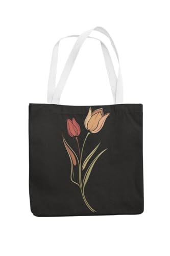 Art to Doors | Orange and Red Blooms | Tote Bags | Shopping Bag For Grocery | Aesthetic Carry Bag | Tote Bag for Shopping, Travel, office & beach bags for women