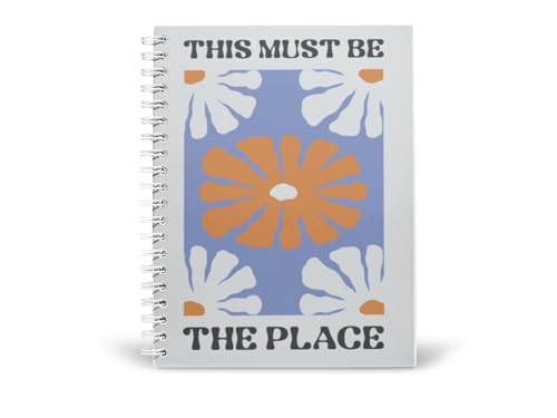 Art to Doors | This Must Be The Place | Spiral Notebooks | A5 Size Paper | 120 Pages | 70 GSM Paper | Attractive Cover Designs