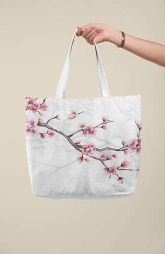 Art to Doors | Spring's Kiss | Tote Bags | Shopping Bag For Grocery | Aesthetic Carry Bag | Tote Bag for Shopping, Travel, office & beach bags for women