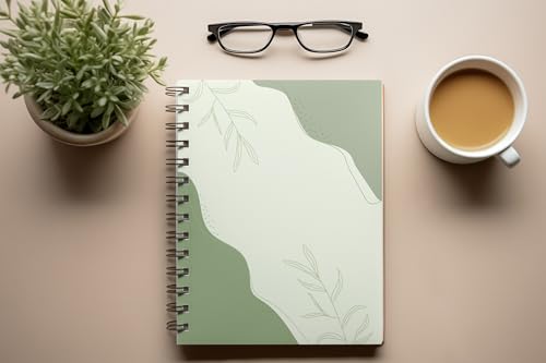 Art to Doors | Green Shoots | Spiral Notebooks | A5 Size Paper | 120 Pages | 70 GSM Paper | Attractive Cover Designs