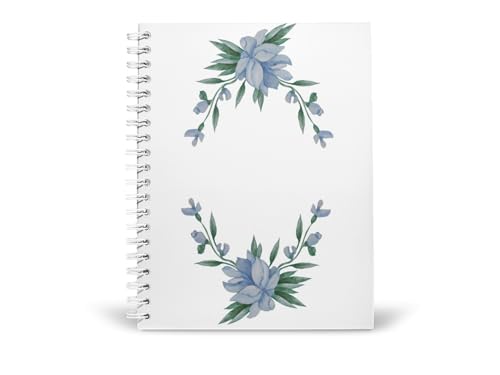 Art to Doors | Bluebell Bloom | Spiral Notebooks | A5 Size Paper | 120 Pages | 70 GSM Paper | Attractive Cover Designs