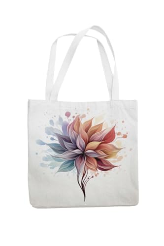 Art to Doors | Swirling Blooms | Tote Bags | Shopping Bag For Grocery | Aesthetic Carry Bag | Tote Bag for Shopping, Travel, office & beach bags for women