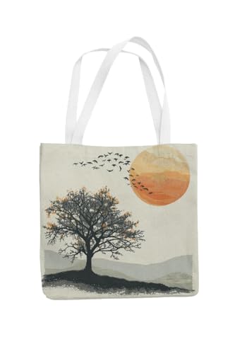 Art to Doors | Treetop Harmony | Tote Bags | Shopping Bag For Grocery | Aesthetic Carry Bag | Tote Bag for Shopping, Travel, office & beach bags for women