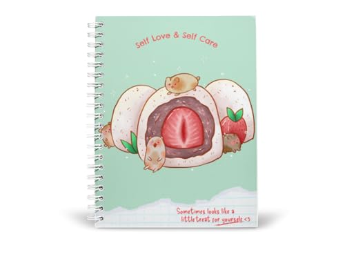 Art to Doors | Self Love And Self Care | Spiral Notebooks | A5 Size Paper | 120 Pages | 70 GSM Paper | Attractive Cover Designs