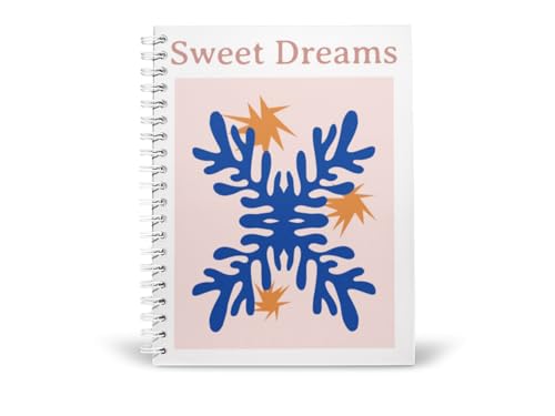 Art to Doors | Sweet Dreams | Spiral Notebooks | A5 Size Paper | 120 Pages | 70 GSM Paper | Attractive Cover Designs