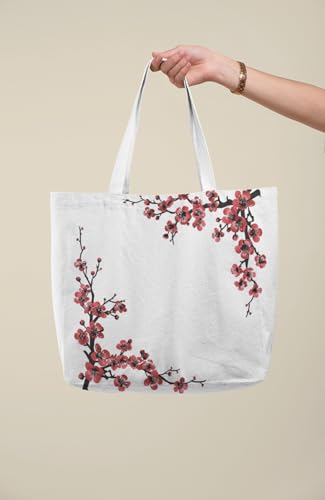 Art to Doors | Crimson Canopy | Tote Bags | Shopping Bag For Grocery | Aesthetic Carry Bag | Tote Bag for Shopping, Travel, office & beach bags for women