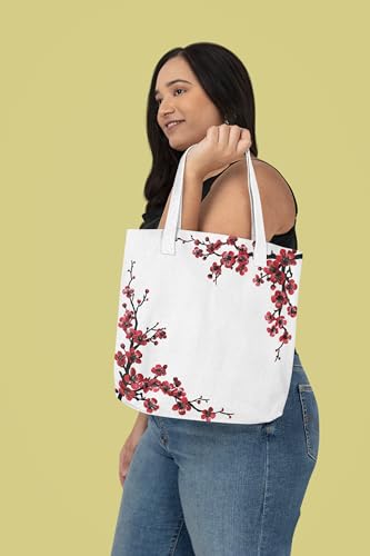 Art to Doors | Crimson Canopy | Tote Bags | Shopping Bag For Grocery | Aesthetic Carry Bag | Tote Bag for Shopping, Travel, office & beach bags for women