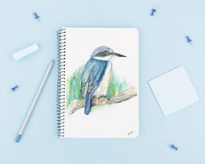 Art to Doors | Bird | Artist Jhankar| Artconnect Studios| Spiral Notebooks | A5 Size Paper | 120 Pages | 70 GSM Paper | Attractive Cover Designs