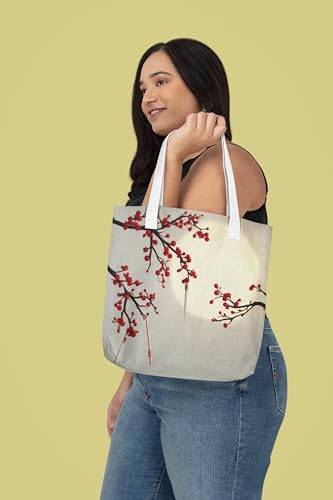 Art to Doors | A Brushstroke of Spring | Tote Bags | Shopping Bag For Grocery | Aesthetic Carry Bag | Tote Bag for Shopping, Travel, office & beach bags for women