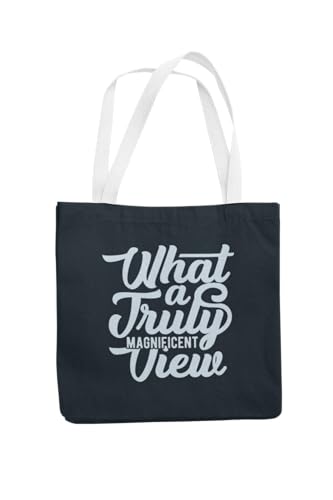 Art to Doors | What A View | Tote Bags | Shopping Bag For Grocery | Aesthetic Carry Bag | Tote Bag for Shopping, Travel, office & beach bags for women