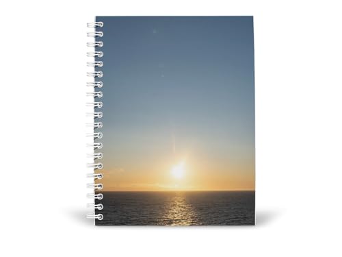 Art to Doors | Tropical Coast | Spiral Notebooks | A5 Size Paper | 120 Pages | 70 GSM Paper | Attractive Cover Designs