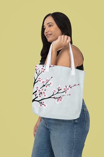 Art to Doors | Japanese Spring | Tote Bags | Shopping Bag For Grocery | Aesthetic Carry Bag | Tote Bag for Shopping, Travel, office & beach bags for women