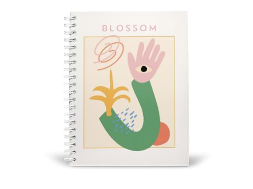 Art to Doors | Blossom | Spiral Notebooks | A5 Size Paper | 120 Pages | 70 GSM Paper | Attractive Cover Designs