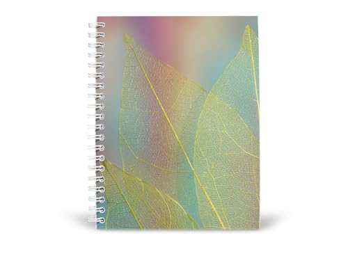 Art to Doors | Golden Veins | Spiral Notebooks | A5 Size Paper | 120 Pages | 70 GSM Paper | Attractive Cover Designs