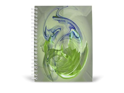 Art to Doors | Crystal Drop | Artist Filomina Pawar | Spiral Notebooks | A5 Size Paper | 120 Pages | 70 GSM Paper | Attractive Cover Designs