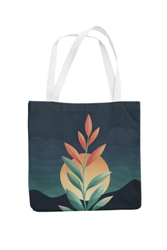 Art to Doors | Dark Bloom | Tote Bags | Shopping Bag For Grocery | Aesthetic Carry Bag | Tote Bag for Shopping, Travel, office & beach bags for women