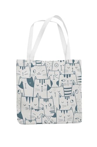 Art to Doors | Cat Serenade | Tote Bags | Shopping Bag For Grocery | Aesthetic Carry Bag | Tote Bag for Shopping, Travel, office & beach bags for women