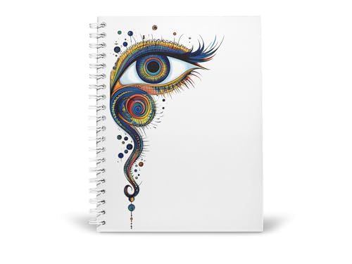 Art to Doors | Inner Vision | Spiral Notebooks | A5 Size Paper | 120 Pages | 70 GSM Paper | Attractive Cover Designs