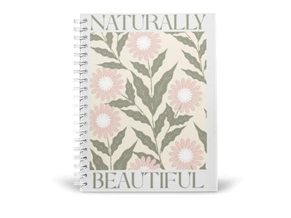 Art to Doors | Naturally Beautiful | Spiral Notebooks | A5 Size Paper | 120 Pages | 70 GSM Paper | Attractive Cover Designs