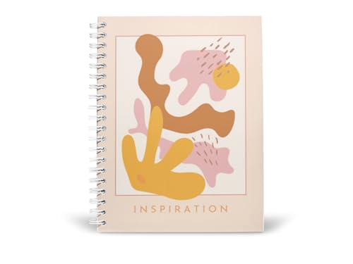 Art to Doors | Inspiration | Spiral Notebooks | A5 Size Paper | 120 Pages | 70 GSM Paper | Attractive Cover Designs