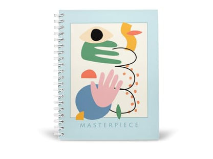 Art to Doors | Masterpiece | Spiral Notebooks | A5 Size Paper | 120 Pages | 70 GSM Paper | Attractive Cover Designs