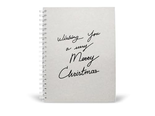 Art to Doors | Merry Christmas | Spiral Notebooks | A5 Size Paper | 120 Pages | 70 GSM Paper | Attractive Cover Designs