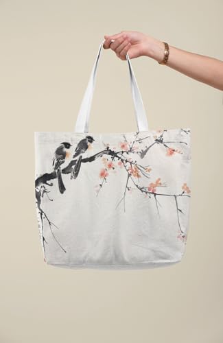 Art to Doors | Where Winter Dreams Take Flight | Tote Bags | Shopping Bag For Grocery | Aesthetic Carry Bag | Tote Bag for Shopping, Travel, office & beach bags for women